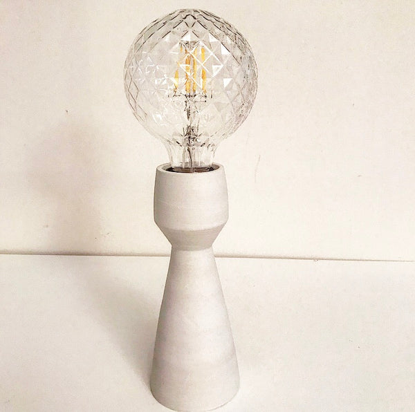 Lampe en céramique petit modèle blanc