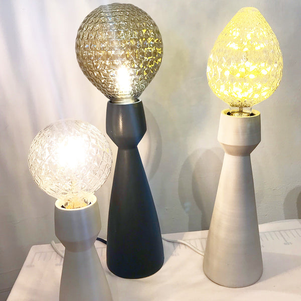 Lampe en céramique moyen modèle blanc