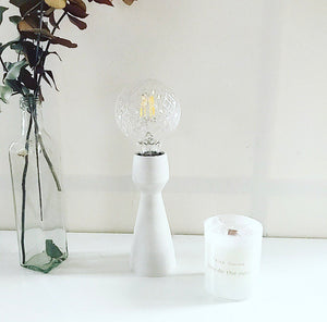 Lampe en céramique petit modèle blanc
